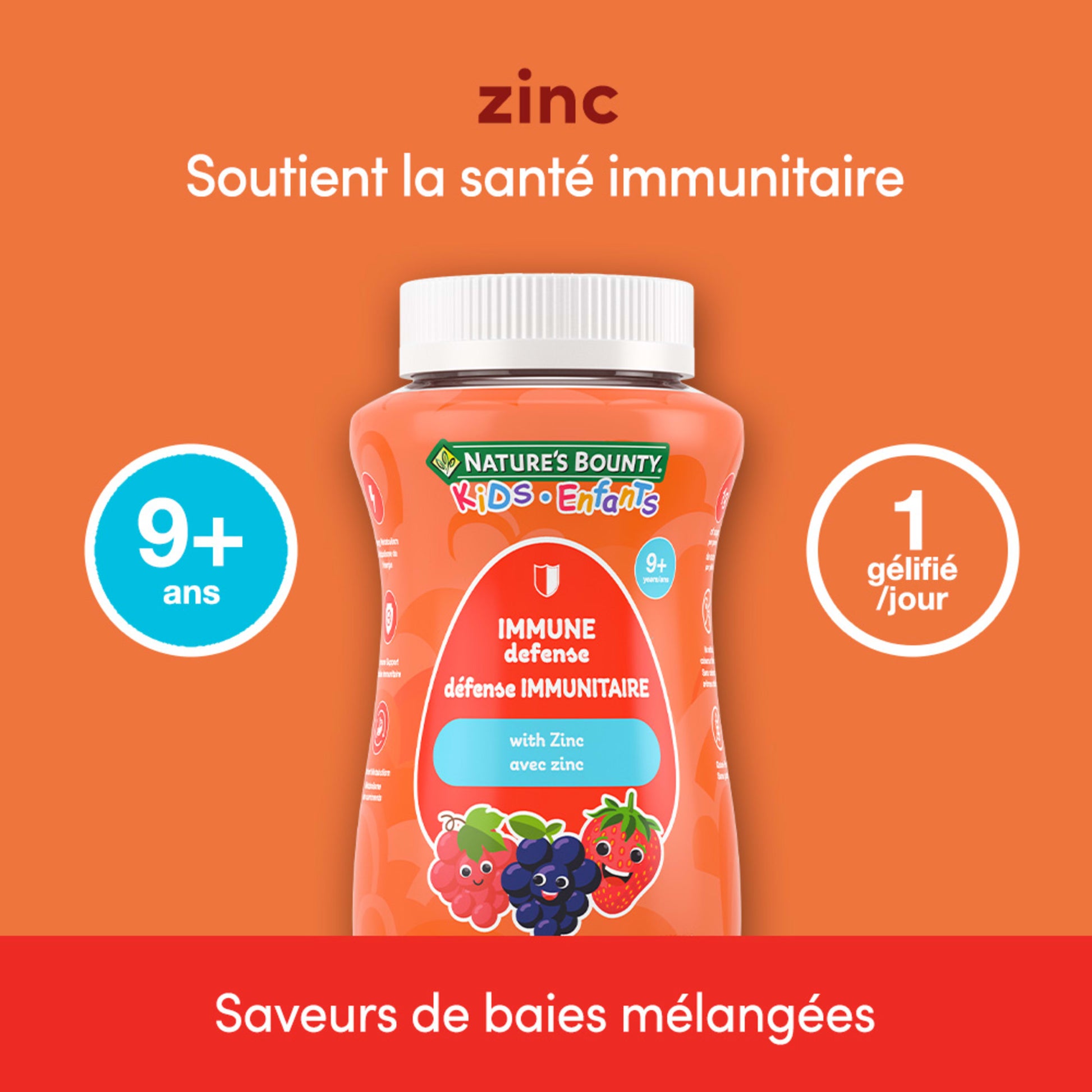 Défense immunitaire POUR ENFANTS avec zinc||FR