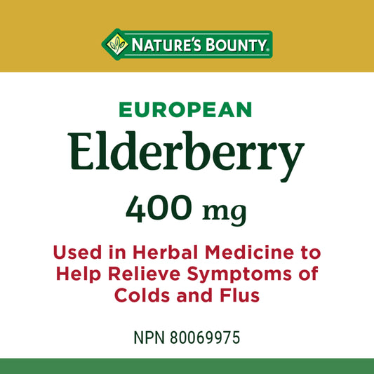 European Elderberry, 400 mg||EN