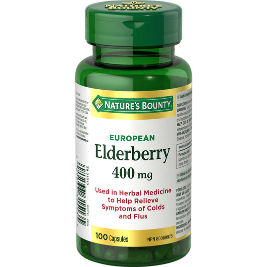 European Elderberry, 400 mg