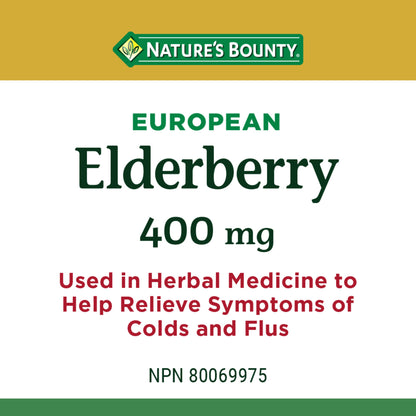 European Elderberry, 400 mg