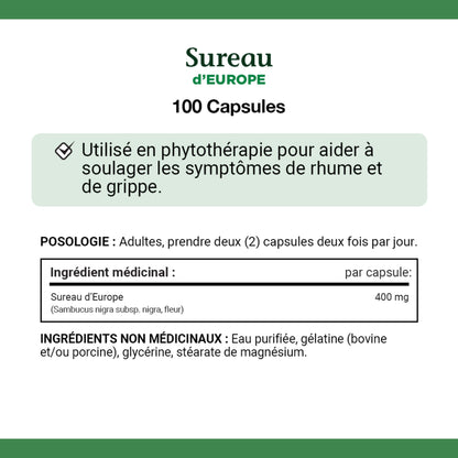 European Elderberry, 400 mg