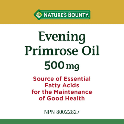Evening Primrose Oil, Source Of Essential Fatty Acids