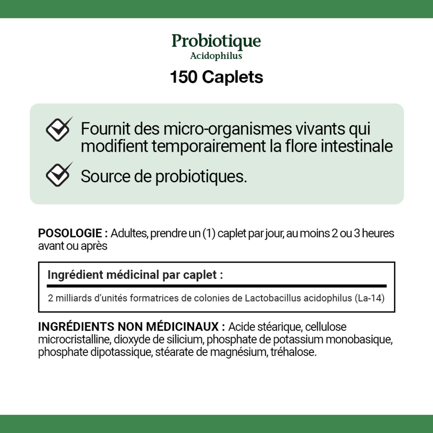 Extra Strength Acidophilus Probiotic, 150 Caplets