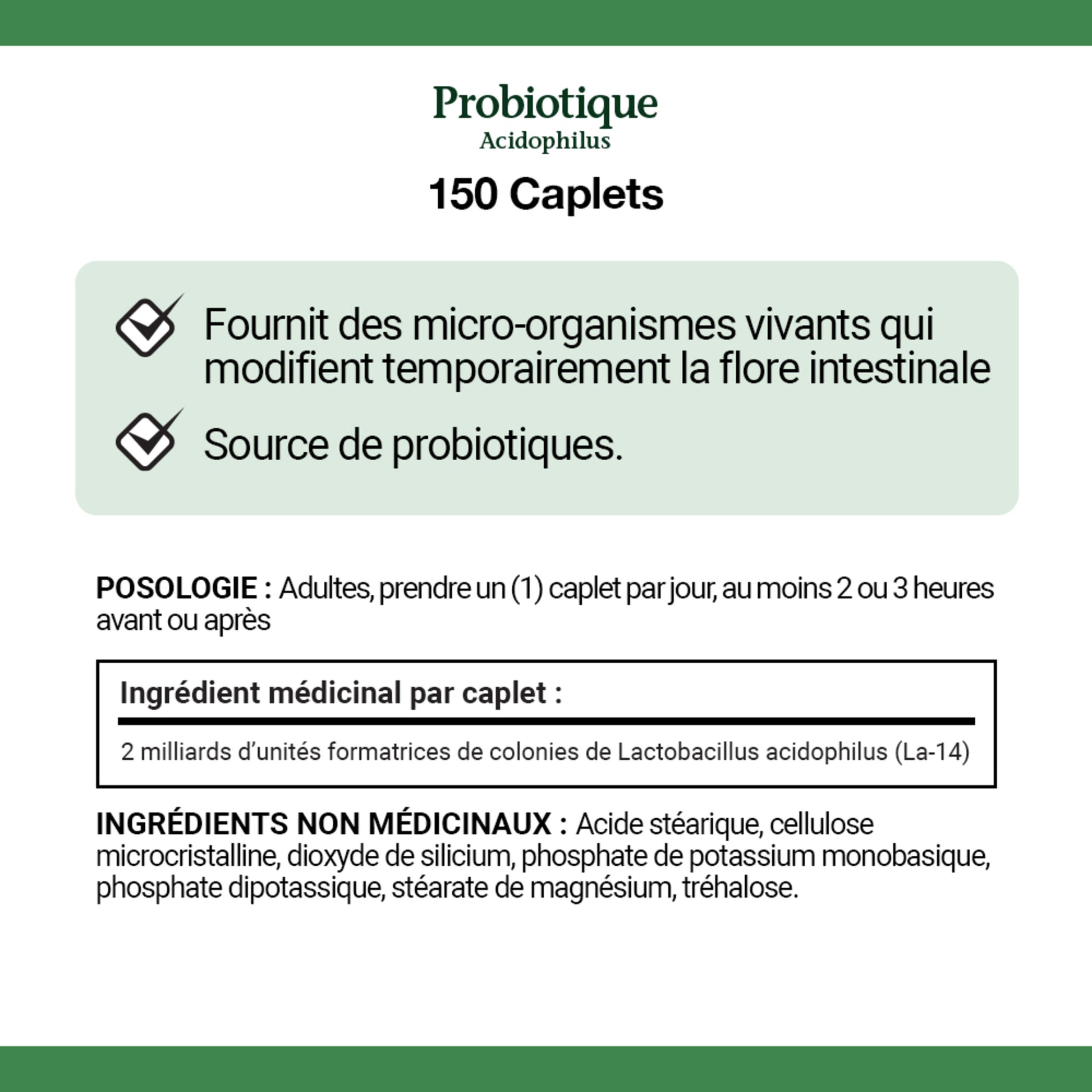 Extra Strength Acidophilus Probiotic, 150 Caplets