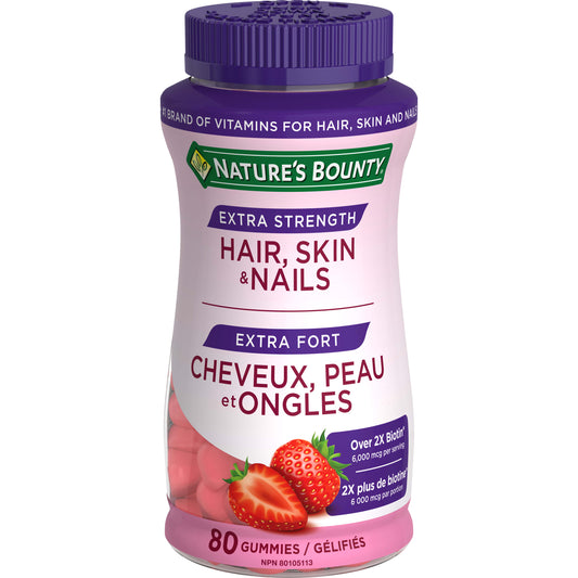  Extra Strength Hair, Skin & Nails, Gummies