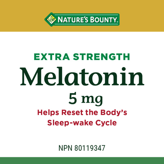 Extra Strength Melatonin 5 mg, 100 Softgels