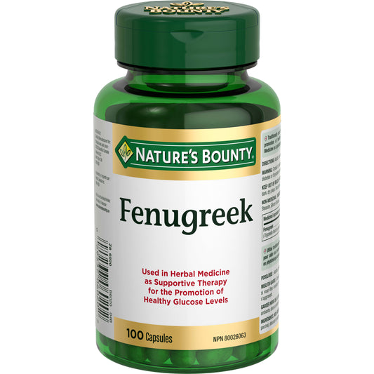 Fenugreek, 610 mg, 100 Capsules