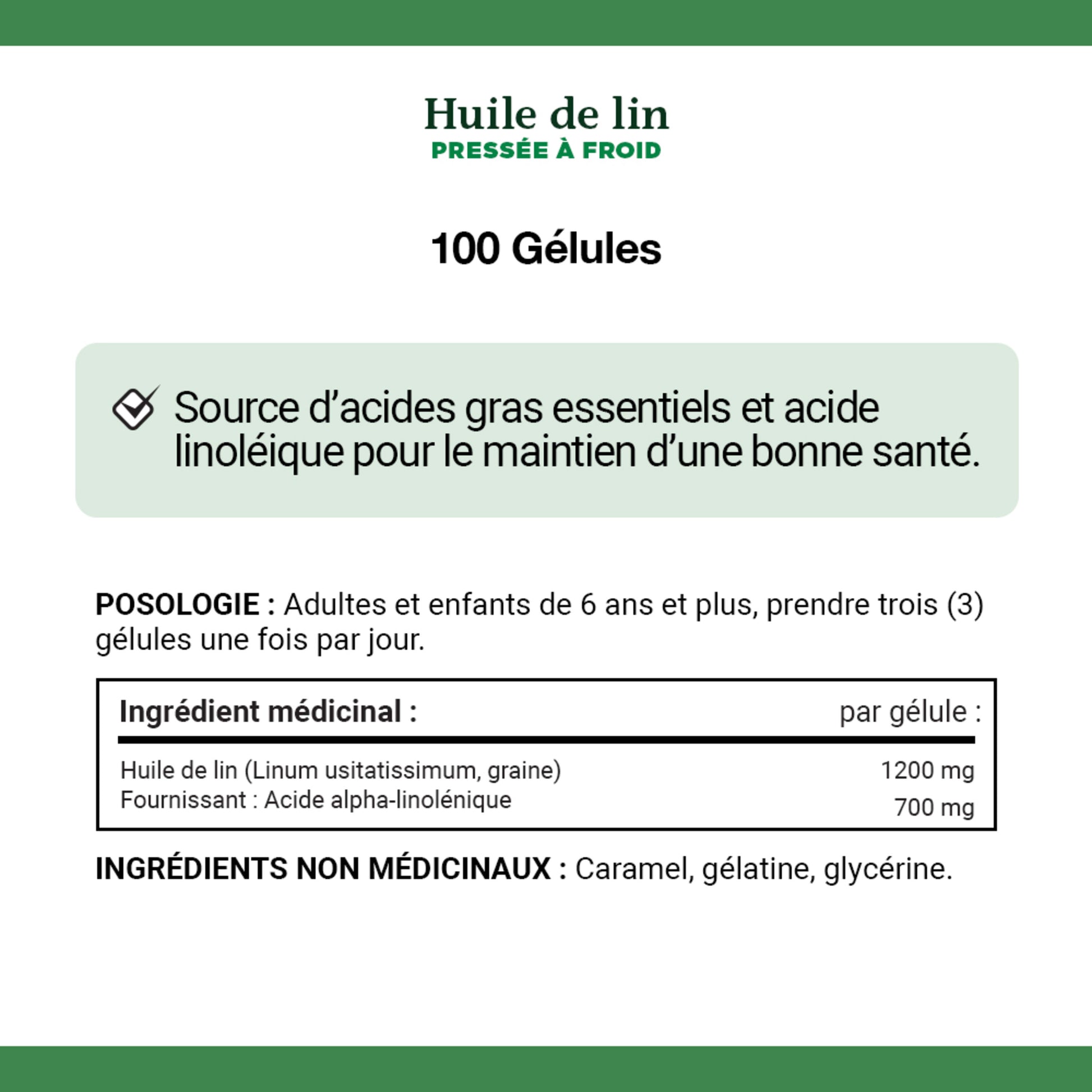 Flaxseed Oil, Cold Pressed, Omega-3 Fatty Acids