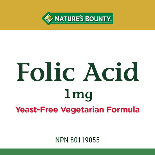 Folic Acid 1 mg, 150 Tablets