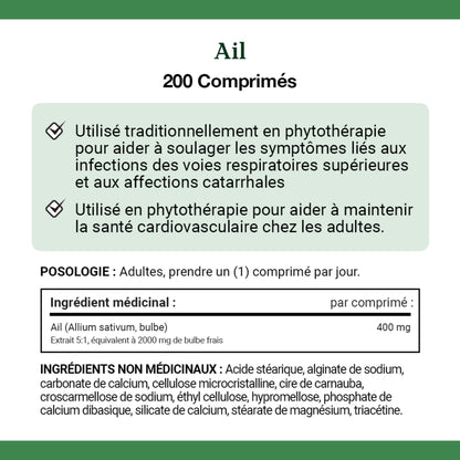 Garlic, 2000 mg, Helps Reduce Blood Lipid Levels
