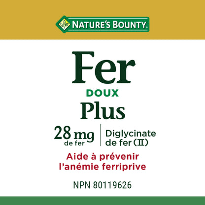 Gentle Iron 28 mg, Helps Prevent Anemia, Capsules