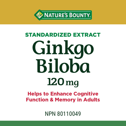 Gingko Biloba, 120 mg, Value Size, 180 Capsules