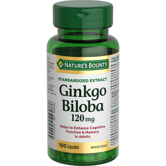 Ginkgo Biloba, For Cognitive Function & Memory