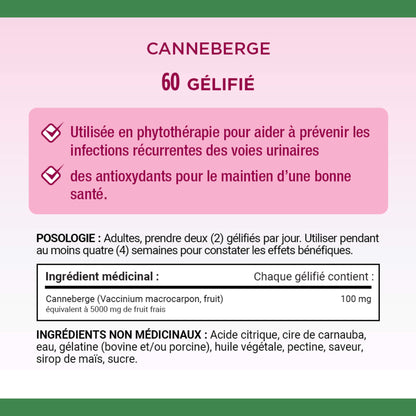 Gél. canneberges, prév. infect. voies urin||FR