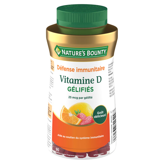 Gélifiés de vitamine D3, aident la fonction immunitaire||FR