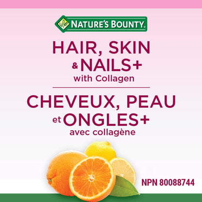 Hair, Skin & Nails Plus Collagen, Gummies