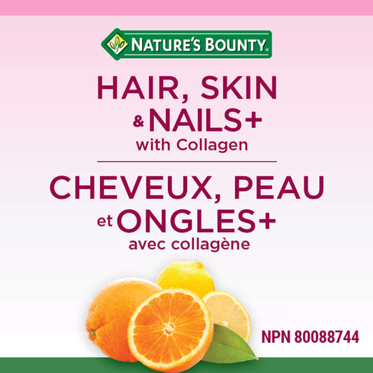 Hair, Skin & Nails Plus Collagen, Gummies