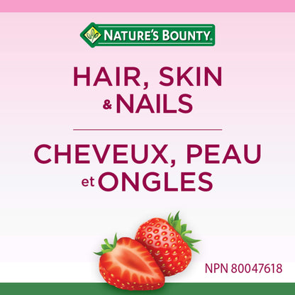 Hair, Skin & Nails, Strawberry Cream Flavour