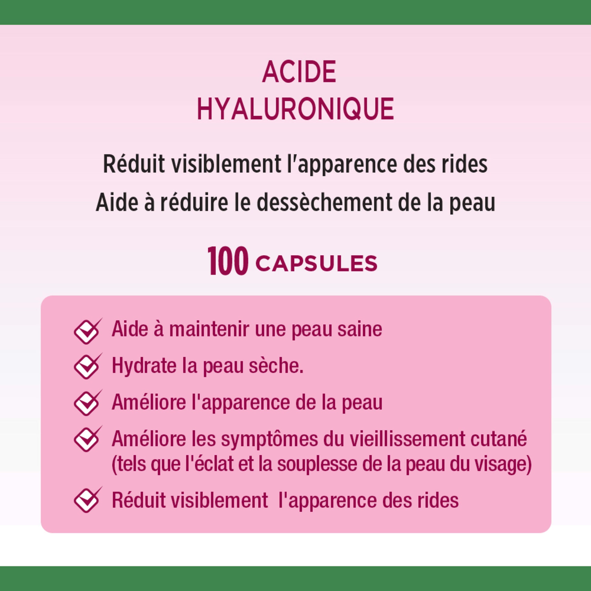 Hyaluronic Acid, Visibly Reduces Wrinkles