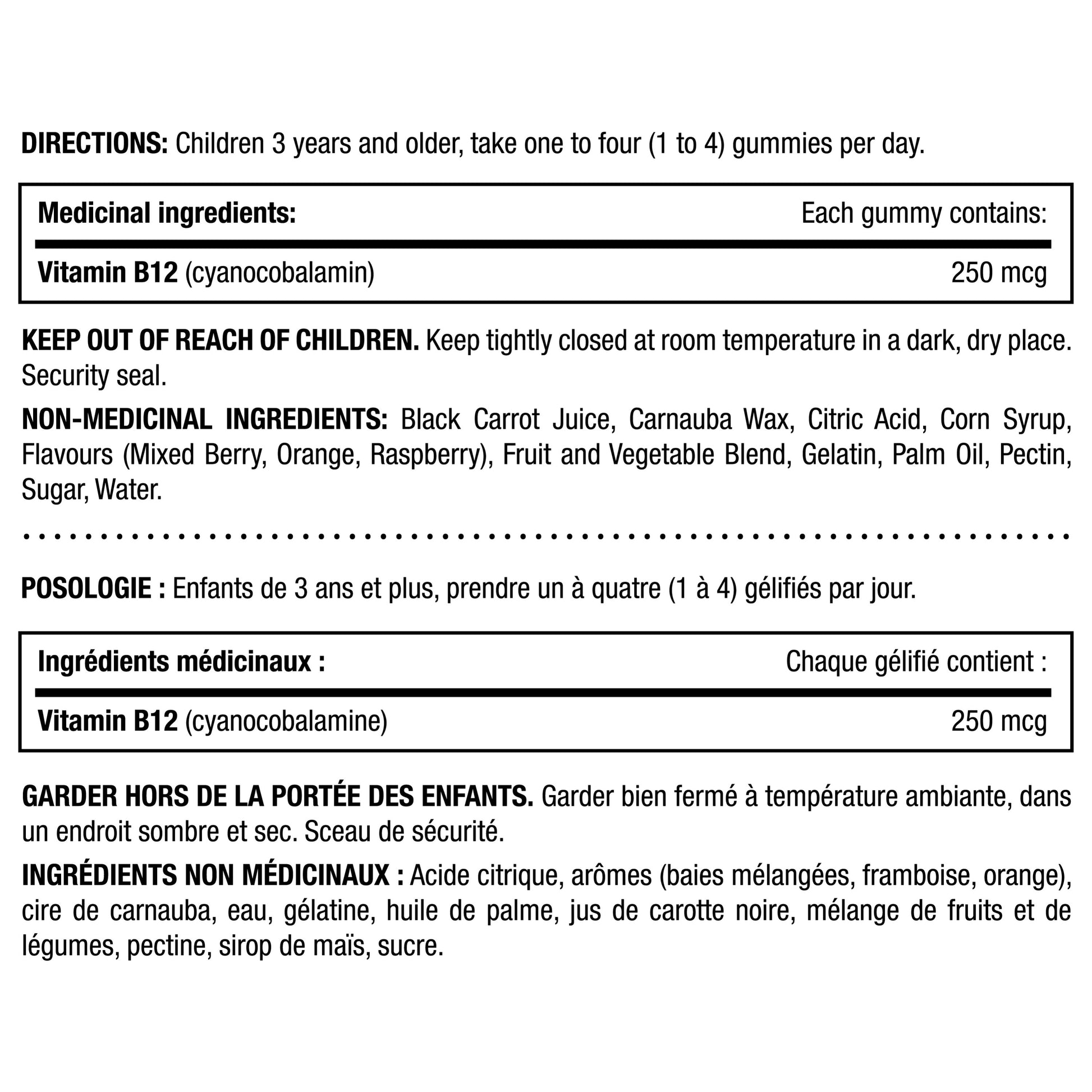KIDS Daily Grow Well With Vitamin B12