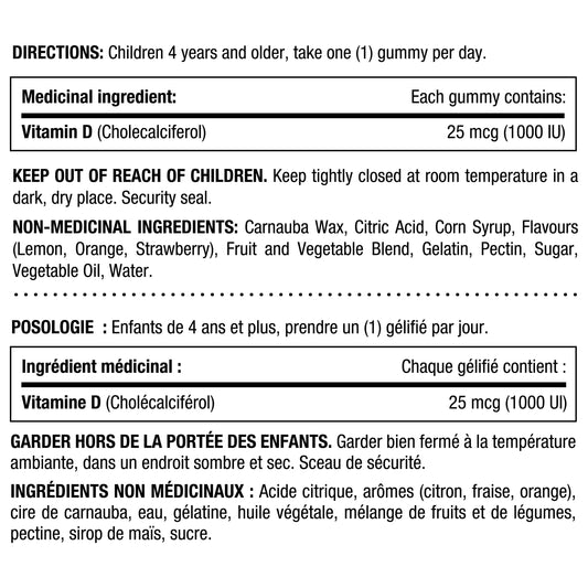 KIDS Daily Sunshine With Vitamin D3