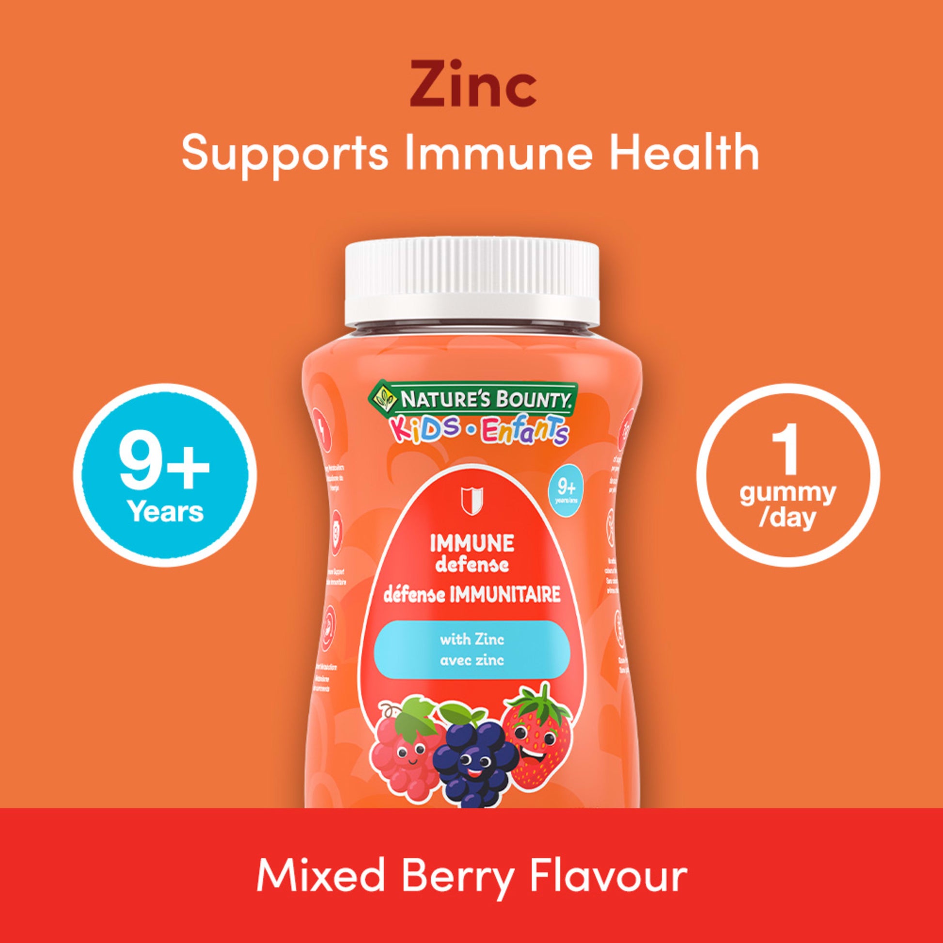 KIDS Immune Defense With Zinc
