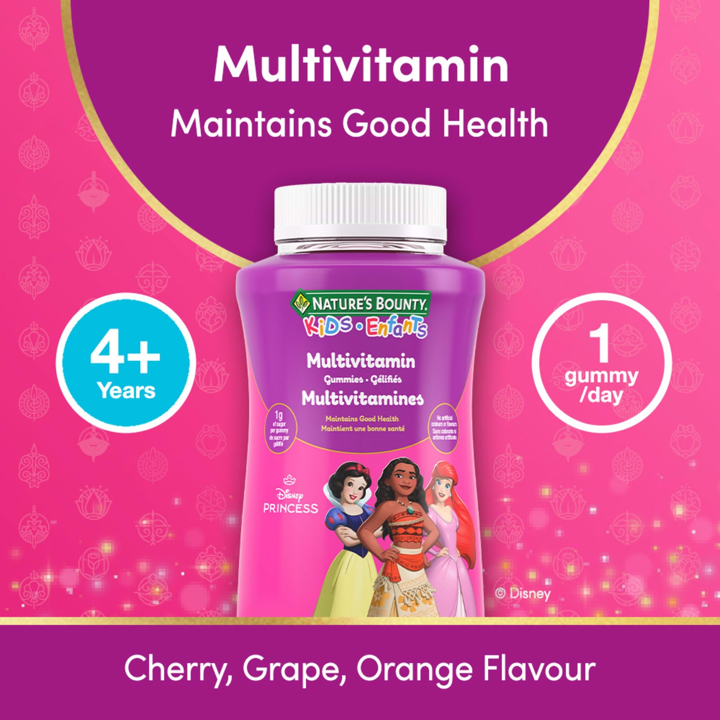 KIDS Multivitamin, Disney Princess||EN