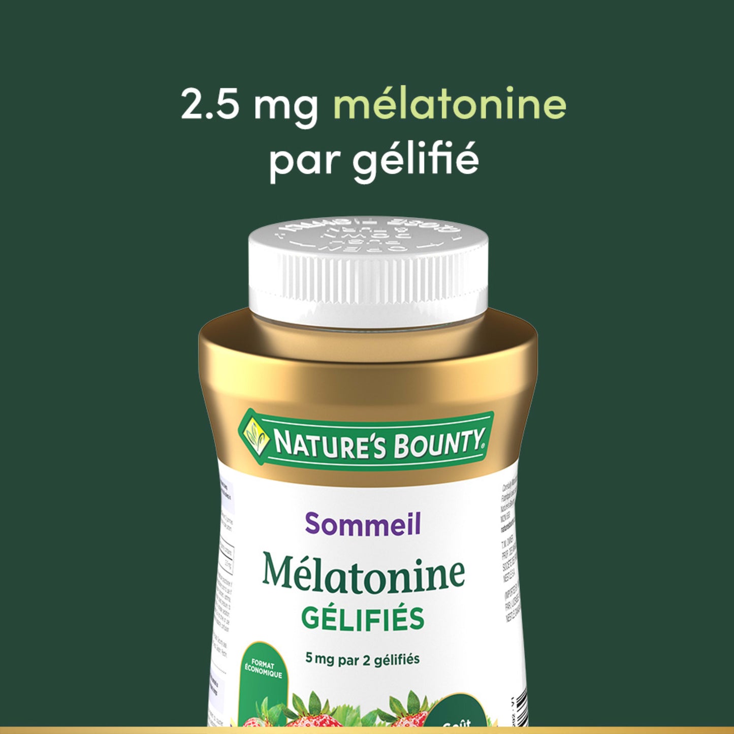 Les gélifiés de mélatonine aident à rétablir le cycle veille-sommeil||FR
