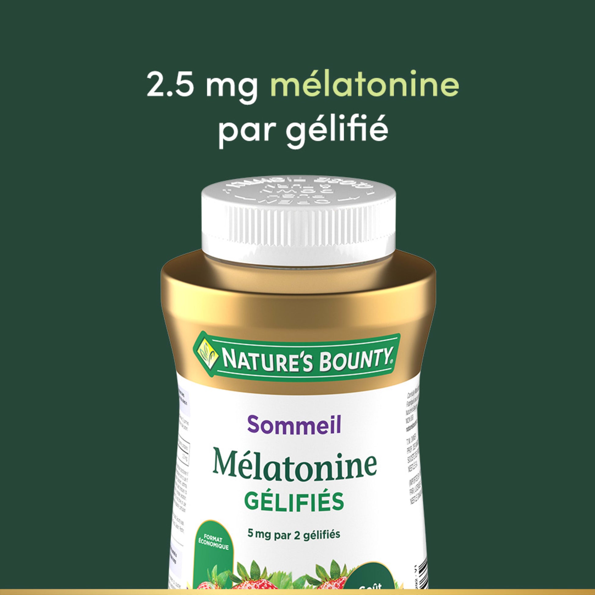 Les gélifiés de mélatonine aident à rétablir le cycle veille-sommeil||FR