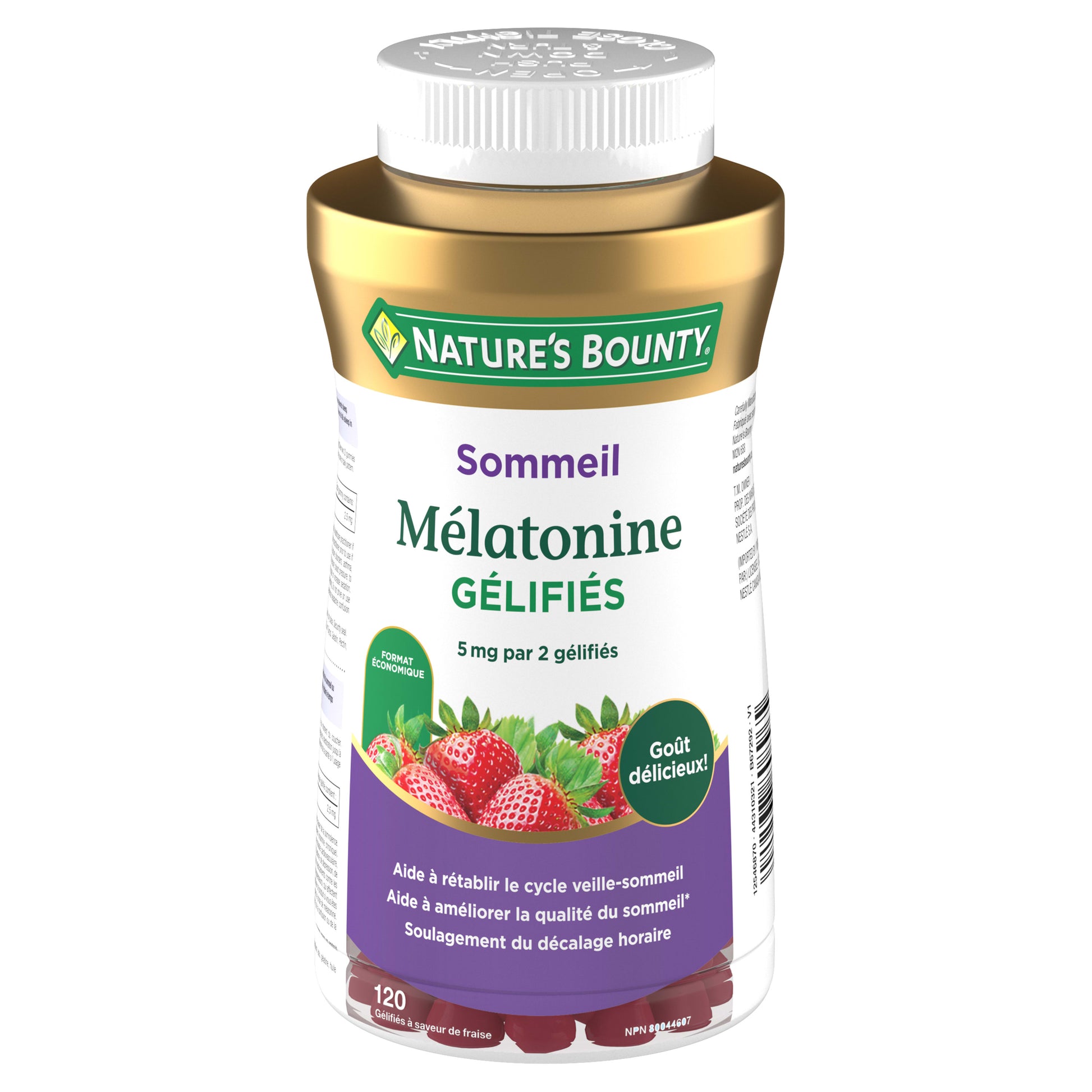 Les gélifiés de mélatonine aident à rétablir le cycle veille-sommeil||FR