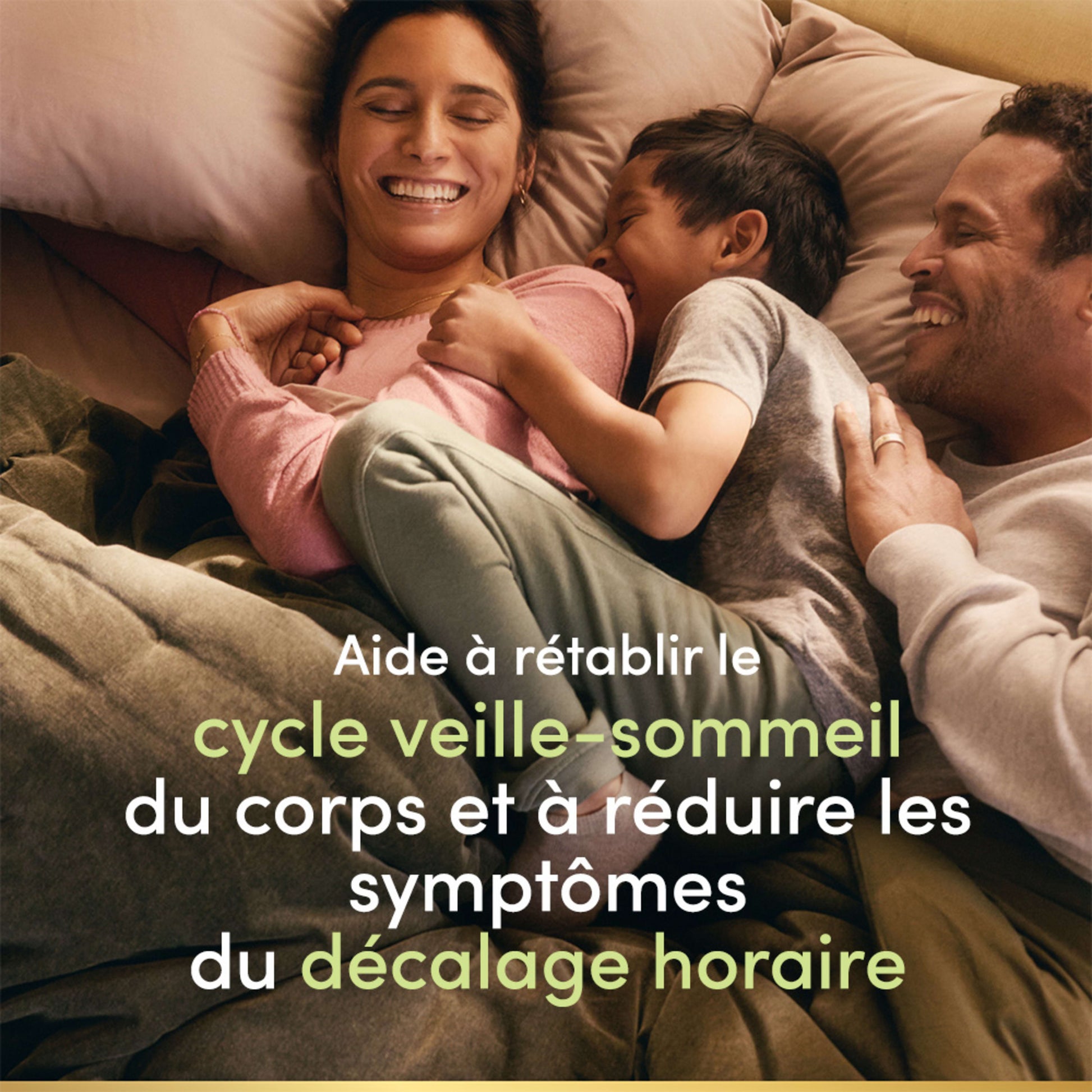 Les gélifiés de mélatonine aident à rétablir le cycle veille-sommeil||FR