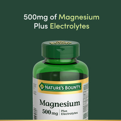 Magnesium Plus Electrolytes, 500 mg, Tablets||EN