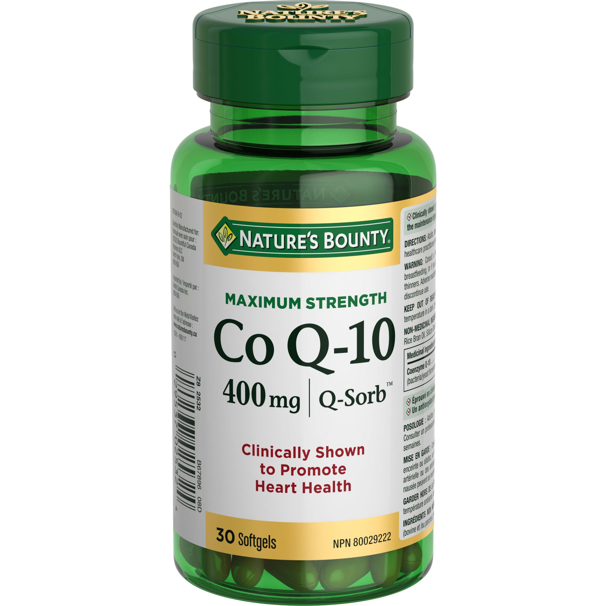 Maximum Strength Co Q-10, 400 mg, 30 Softgels