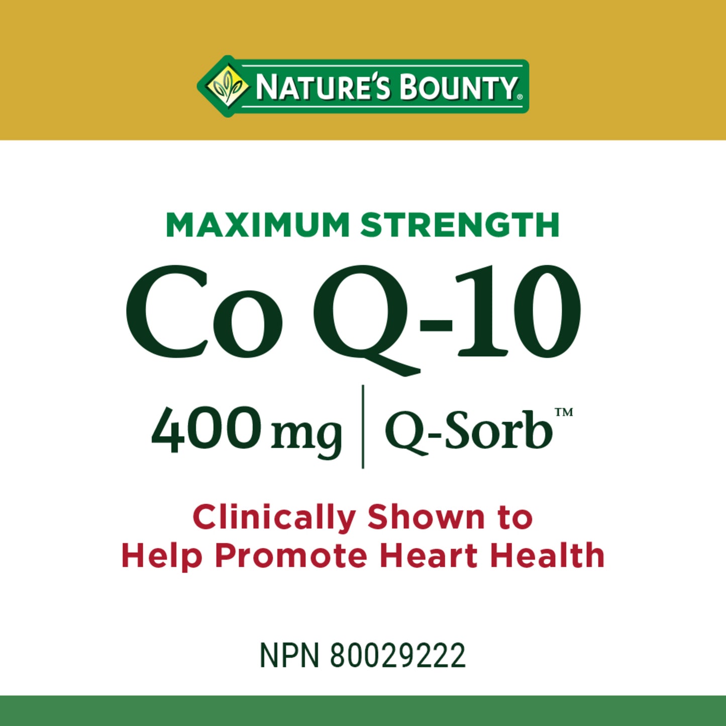 Maximum Strength Co Q-10, 400 mg, 30 Softgels