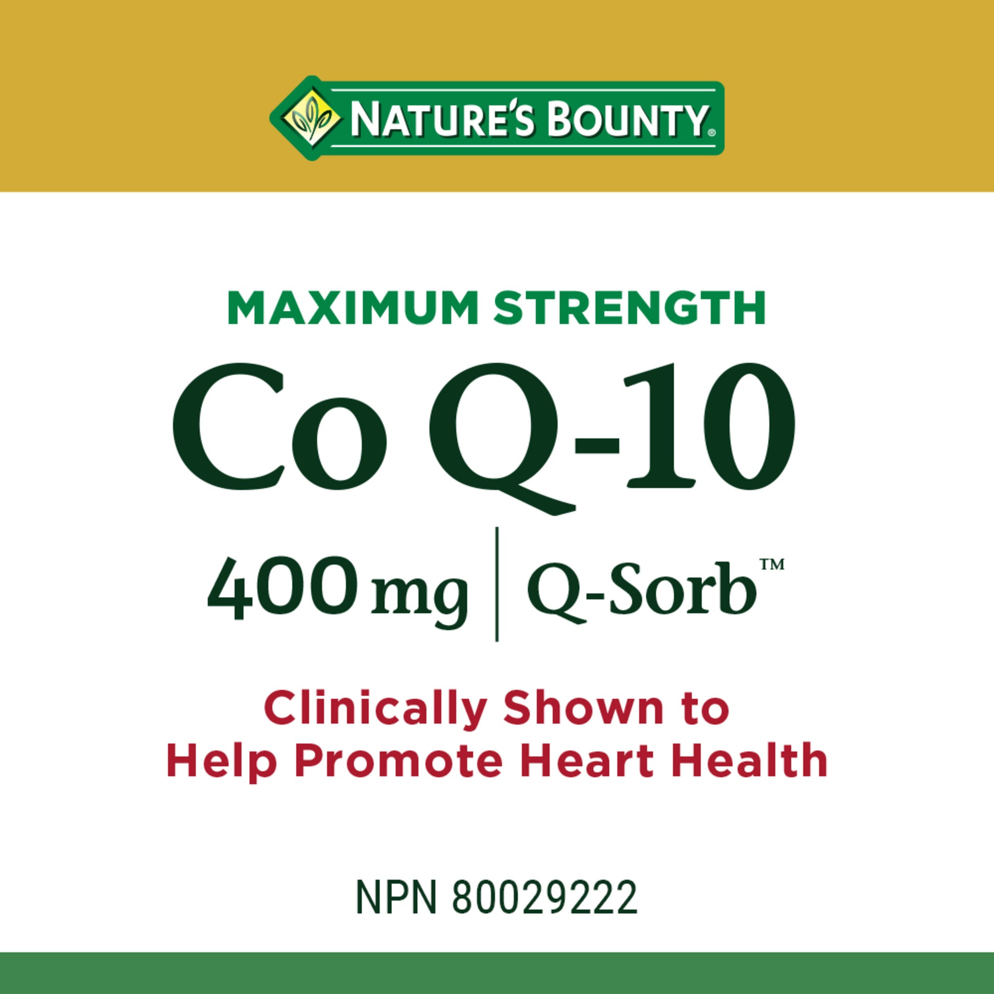 Maximum Strength Co Q-10, 400 mg, 30 Softgels