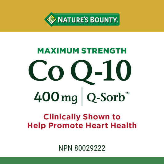 Maximum Strength Co Q-10, 400 mg, 30 Softgels