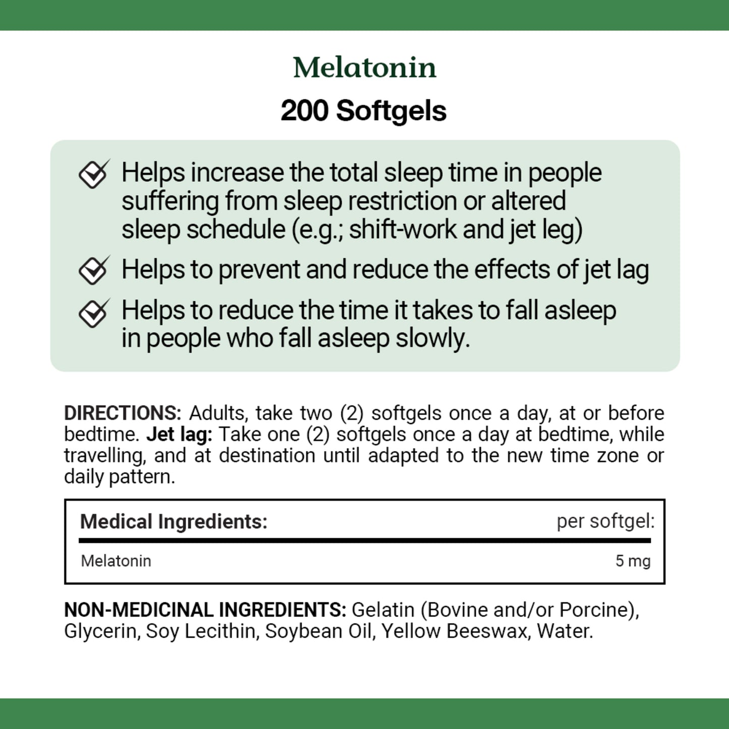 Melatonin, Extra Strength, 5 mg, Softgels