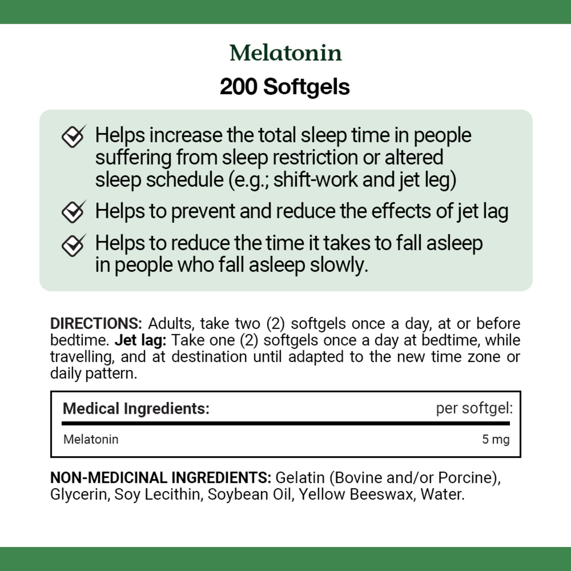 Melatonin, Extra Strength, 5 mg, Softgels