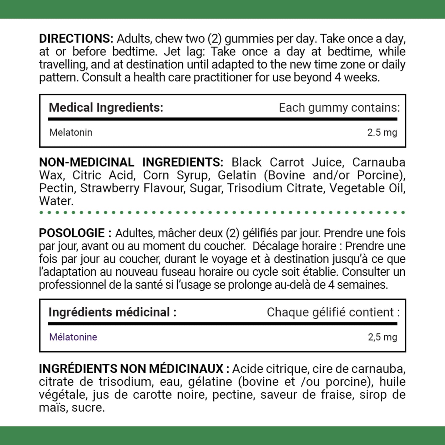 Melatonin Gummies, Helps Reset Sleep-wake Cycle||EN