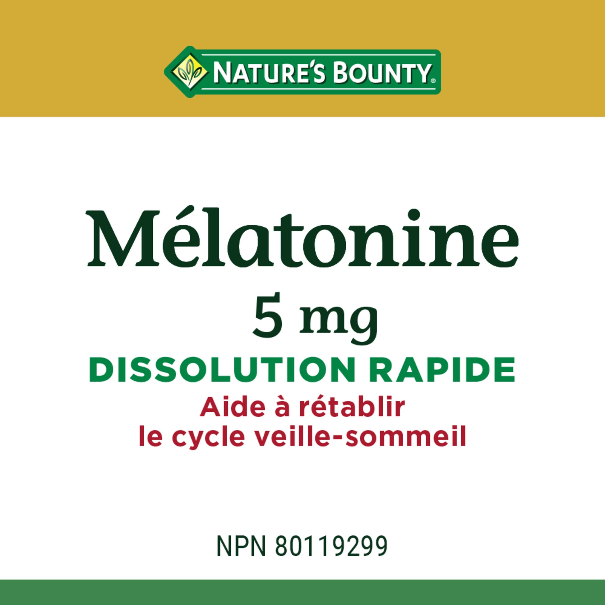 Melatonin, Quick Dissolve, 5 mg, Tablets