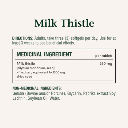 Milk Thistle, 1000 mg, 200 Softgels
