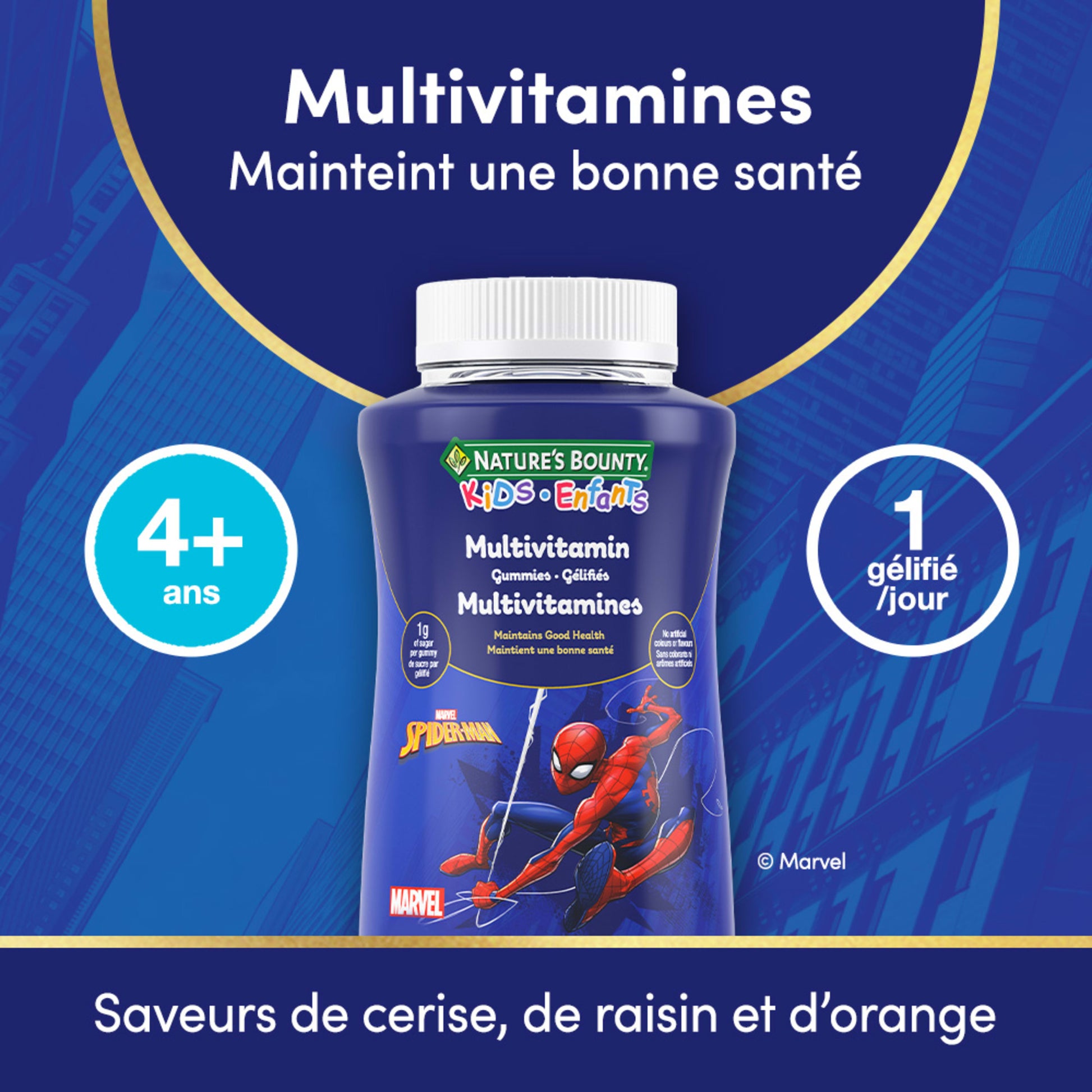 Multivitamines ENFANTS, Marvel Spider-Man||FR