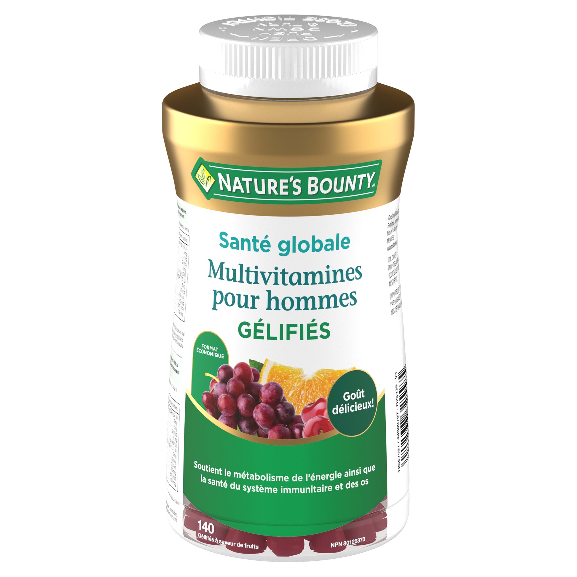 Multivitamines gélifiées pour hommes||FR