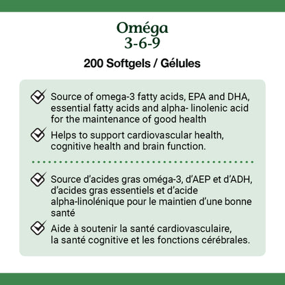 Omega 3-6-9 Fish, Flax & Borage, 1200 mg