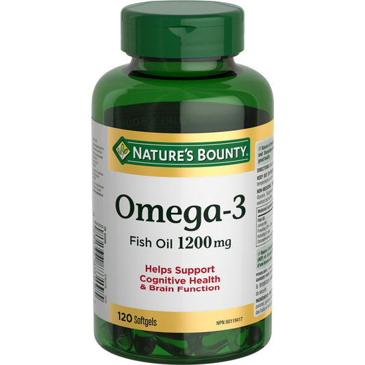 Omega-3 Fish Oil, 1200 mg, Softgels