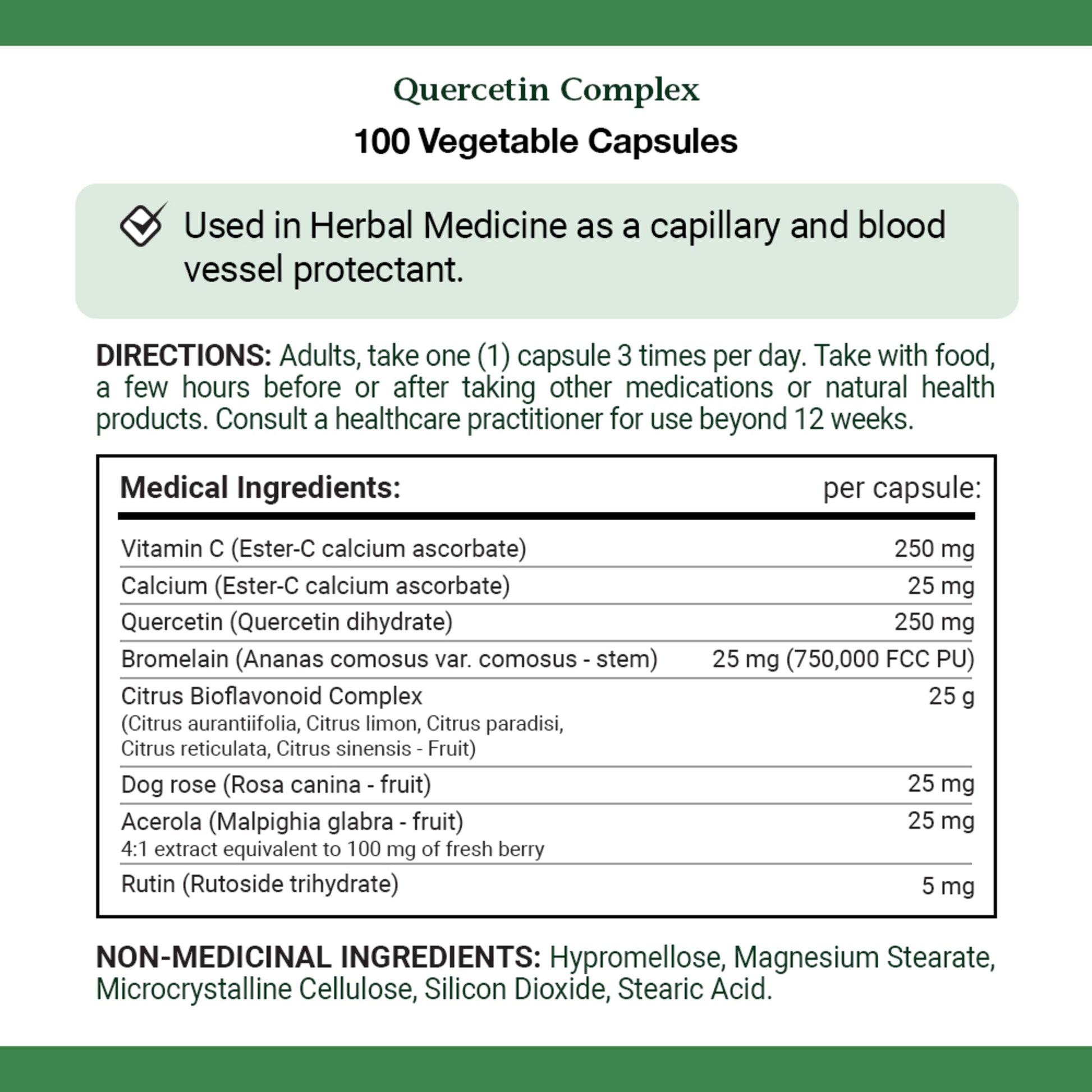 Quercetin Complex, Helps with Immune Function, Capsules