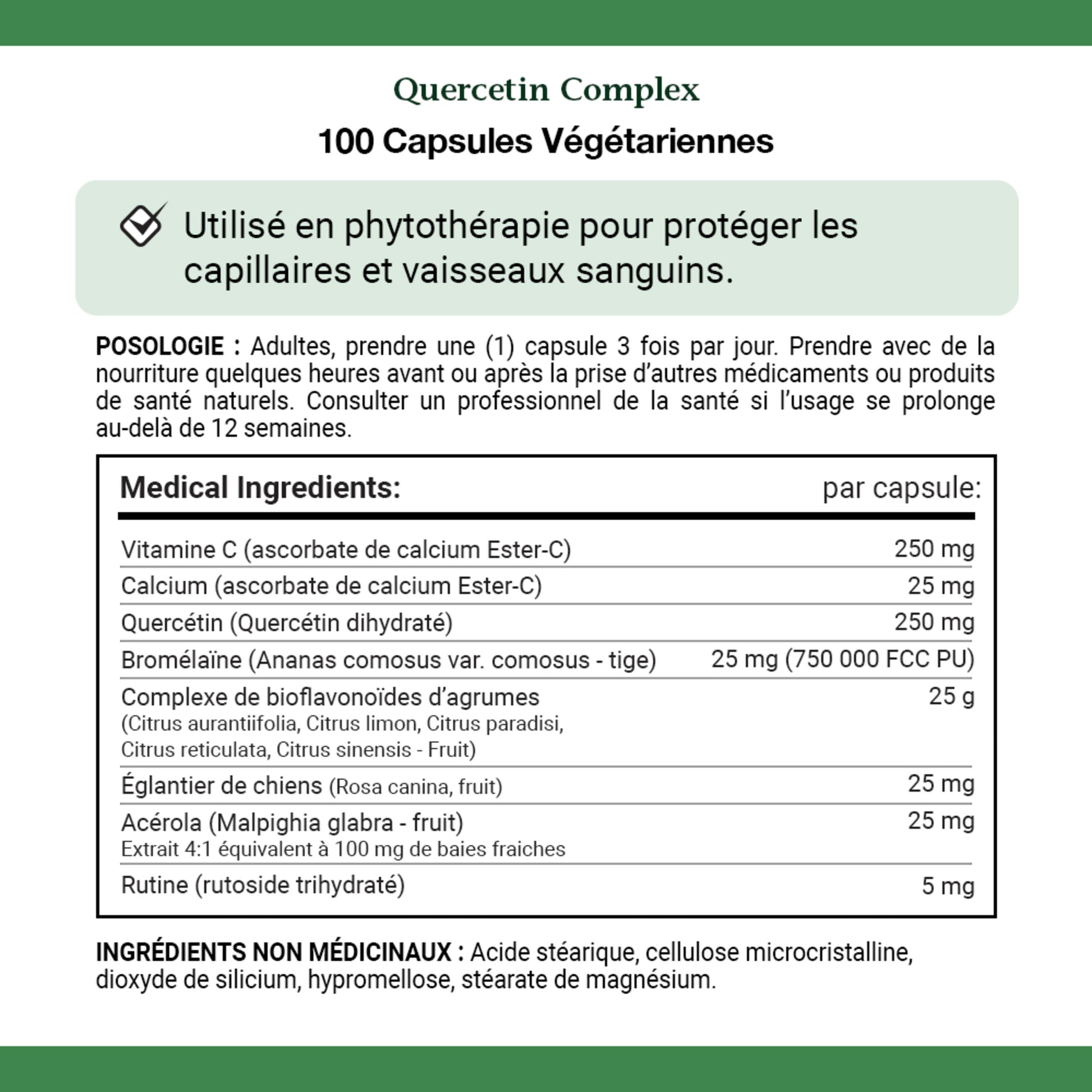 Quercetin Complex, Helps with Immune Function, Capsules