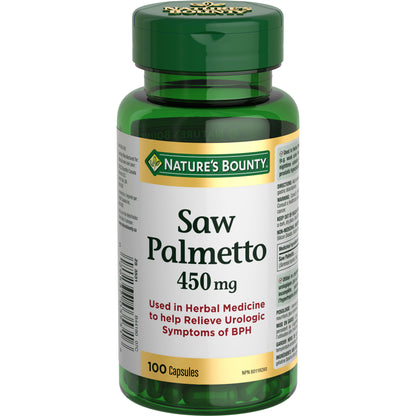 Saw Palmetto, 450 mg, Capsules