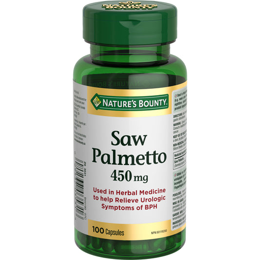 Saw Palmetto, 450 mg, Capsules