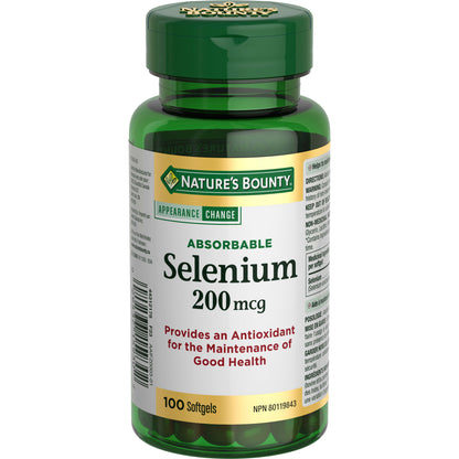 Selenium, Absorbable, 200 mcg, Antioxidant